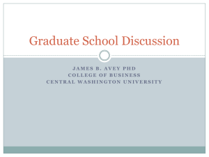 Graduate School Discussion