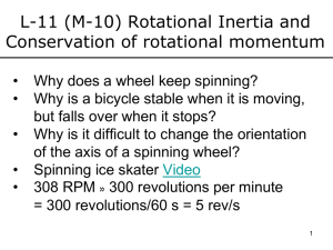 Rotational momentum