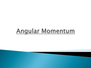 Angular Momentum - twynham a level pe