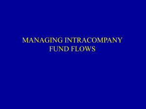 MANAGING INTRACOMPANY FUND FLOWS