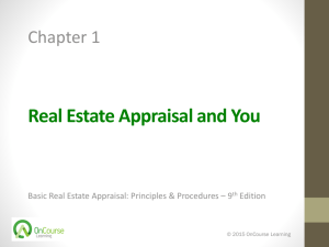 Basic Real Estate Appraisal, 9e e_PowerPoint - Ch 01