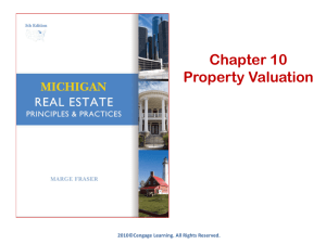 Michigan Real Estate - PowerPoint - Ch 10