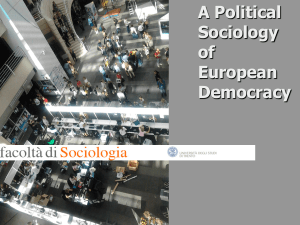 Slides week 1_2 Sociology EU - European University Institute