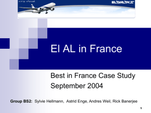 EL AL 2005 - BEST in FRANCE