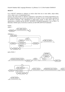 Oracle® Database SQL Language Reference 11g