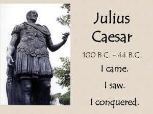 Caesar background PowerPoint