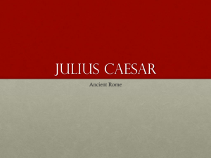 Julius Caesar - Nutley Public School District