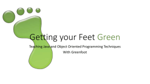 Intro to Object-Oriented Programming with Greenfoot