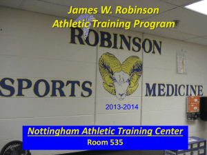 Introduction To Athletic Training