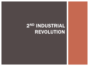 2 nd Industrial Revolution - Coach Morgan World History Website