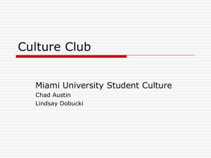 Culture Club - Miami University