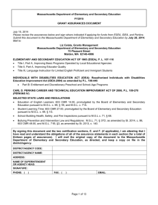 FY2015 Grant Assurances Document