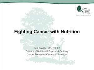 Fighting Cancer with Nutrition - Cancer Support Community North