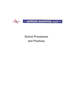 Arrow Aviation, LLC.. Procedures and Practices 53 Miry Brook Road