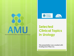 Erectile Dysfunction - AUA Selected Clinical Topics in Urology