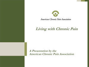 AgrAbility Living with Chronic Pain