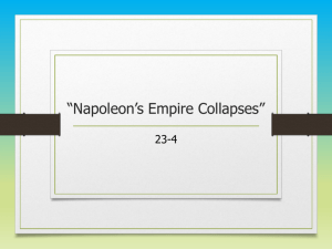 Napoleon's Empire Collapses