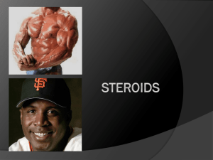 Steroids - myronlowery