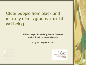 Using evidence on the health needs of black and minority ethnic