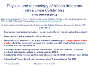 Physics and technology of silicon detectors