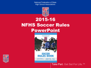 2015 -2016 Rules - Triangle Soccer Referees