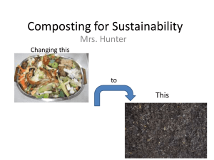 Composting for Sustainability end of unit