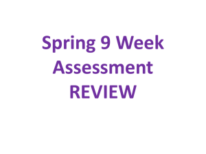 Spring 9-wk Review (ppt)
