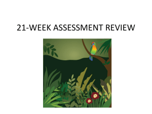 21-Week Review
