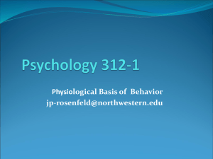 Psychology 312-1 - Northwestern University: Psychology
