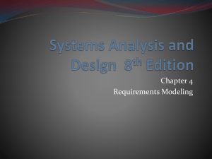 Chapter 03 – Requirements Modelling
