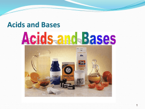 Equilibria of Acids, Bases, and Salts