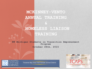 McKinney-Vento Liaison Training Presentation