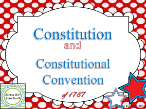 Constitutional Convention Notes