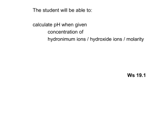 15 pH calculation part ONE