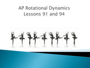 ap rotational dynamics lessons 91, 94