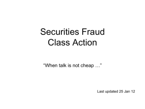 03-SecuritiesFraudClassActions