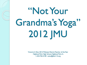 Not Your Grandma's Yoga 2012