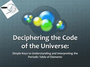 Deciphering the Code of the Universe: