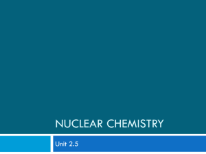 Nuclear Chemistry powerpoint