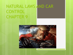 NATURAL LAWS AND CAR CONTROL