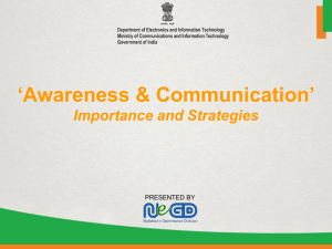 Awareness & Communication Importance & Strategies