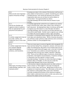 Chapter 6 Notes - Bremerton School District
