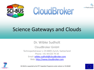 Science Gateways and Clouds - Indico