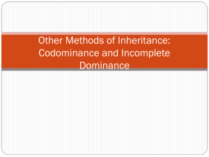 Other Methods of Inheritance