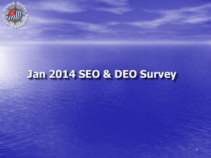 SEO-DEO Survey Presentation - United States Power Squadrons