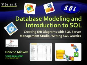 Databases, SQL and MS SQL Server