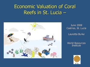 Economic Valuation of Coral Reefs in Belize