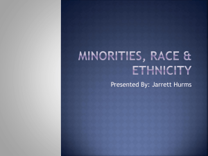 Minorities, Race & Ethnicity - Jarrett