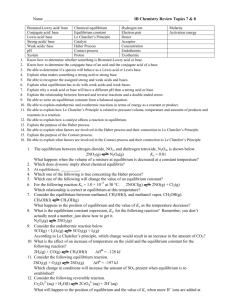 Name IB Chemistry Review Topics 7 & 8 Bronsted