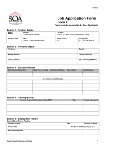 Job Application Form Form 2